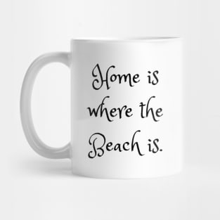 Home Is Where The Beach Is Mug